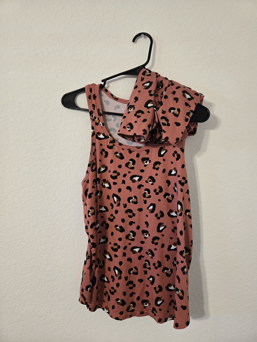 Women’s Dusty Pink Leopard Print Pajama Set With top And Shirts